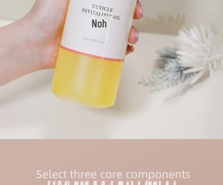 500ml Nail Nutrition & Softening Oil - Moisturizes Cuticles and Exfoliates Dead Skin