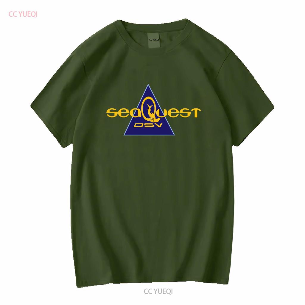 SeaQuest DSV T Shirt long or short sleeves vintage Washed Versatile Comfortable designer clothes Casual Unisex Slightly graphic