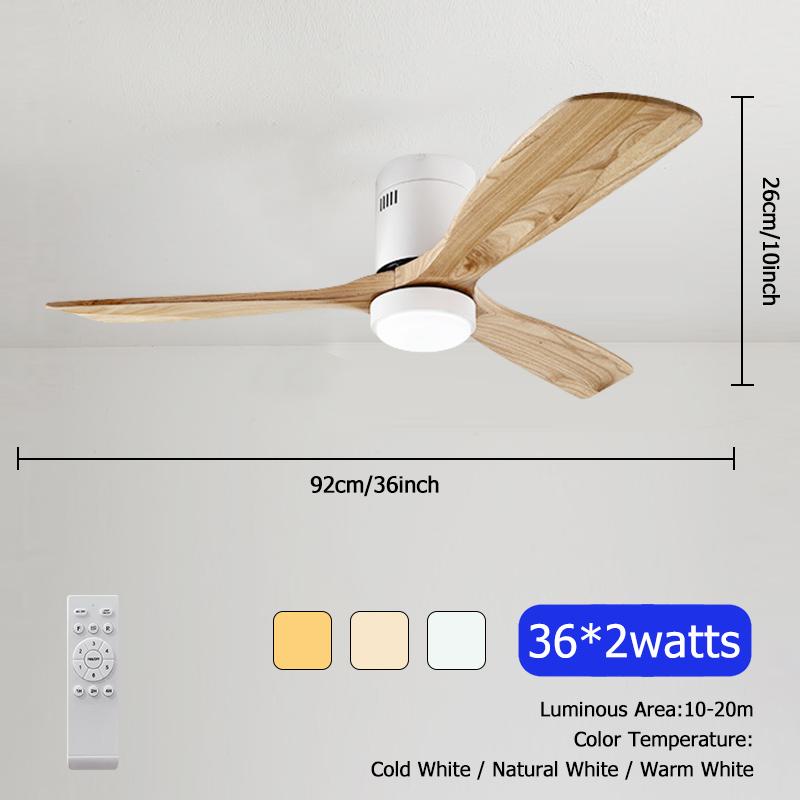 

Светодиодный потолочный вентилятор с дистанционным управлением, современный внутренний и наружный деревянный вентилятор с 3 лопастями, потолочный вентилятор для дома, патио, гостиной, фермерского дома