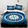 Seattle Logo Bedding Set 3pcs, High Quality Bedding Set Including 1pc Duvet Cover And 2pcs Pillowcases for Bedroom, Dormitory Gift