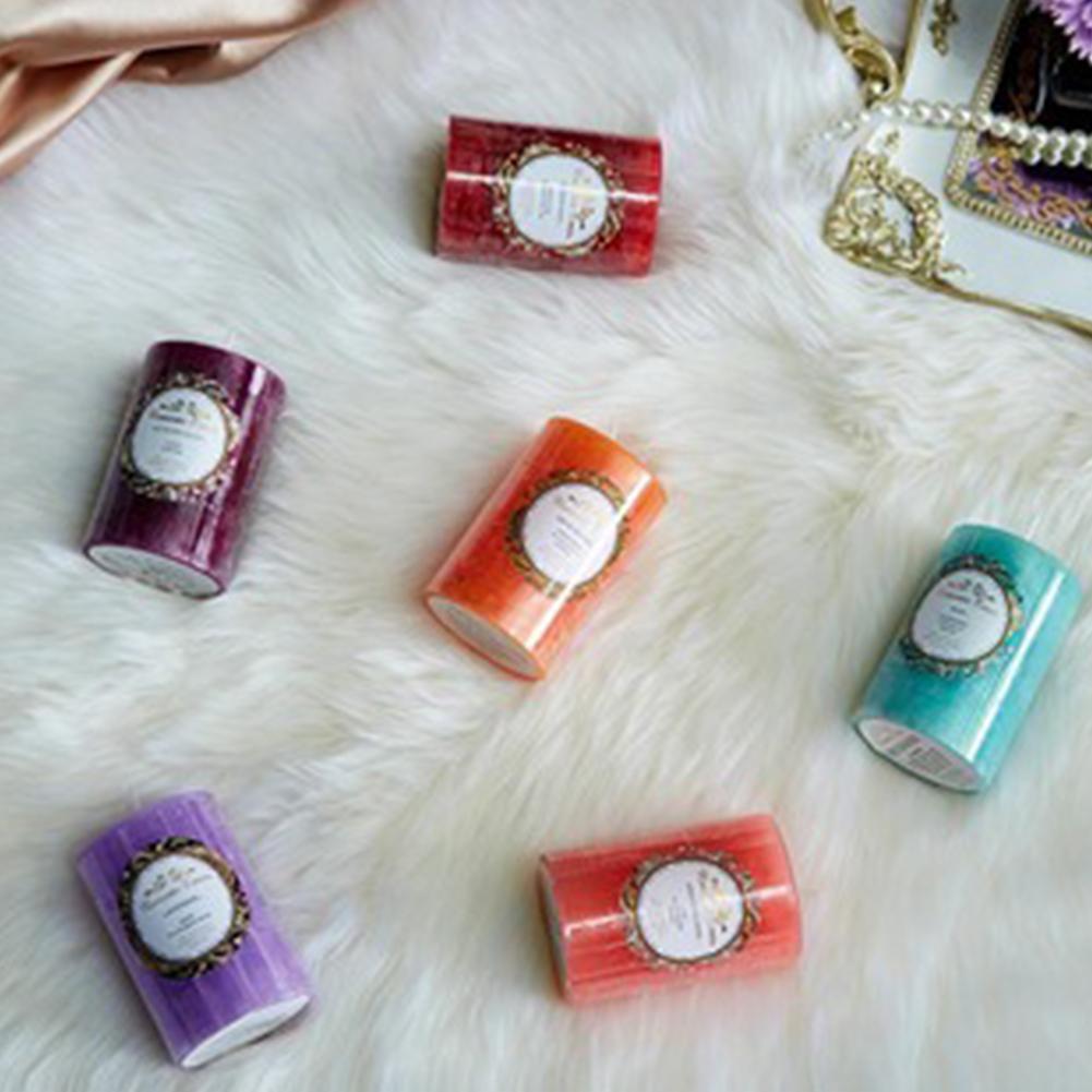 Household Smokeless Column Wax Scented Candles Church Scented Creative