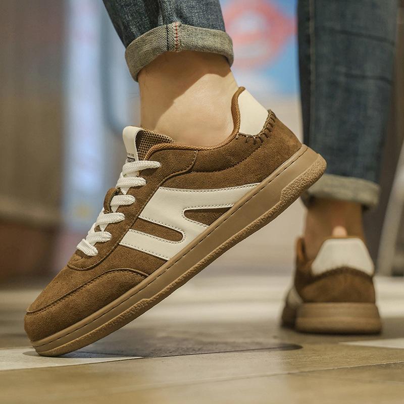 22 spring new German training shoes trendy casual shoes leather comfortable board shoes