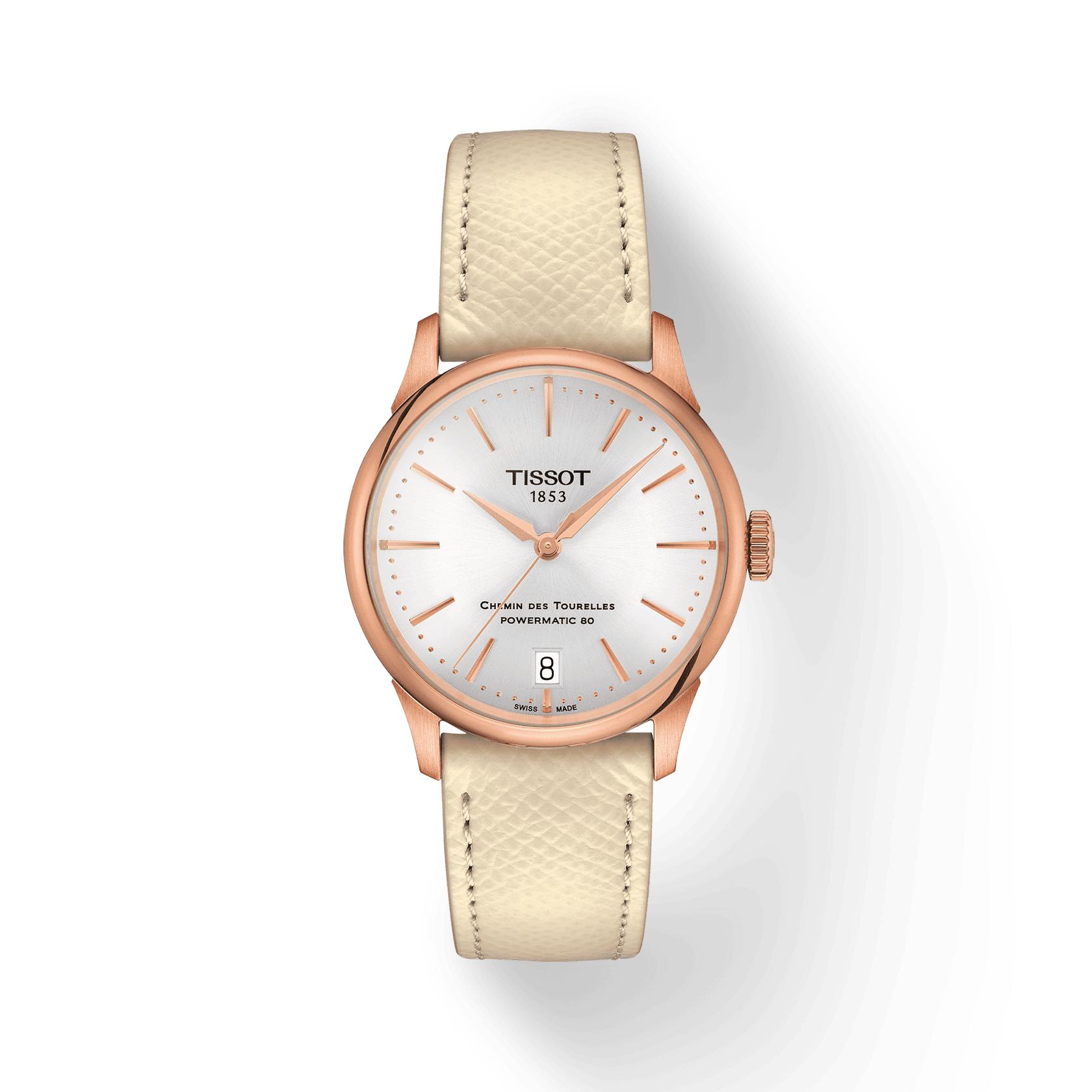 Tissot Leather Strap silver Dial Men s Fashion Watch T139.207.36.031.00 серебряный