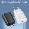 25W PD Schnellladegerät für Mobiltelefone - EU/US/UK Spec Reiseadapter