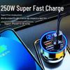High-Speed Alloy Car Charger with Digital Display, Flash Charging for Android & Apple