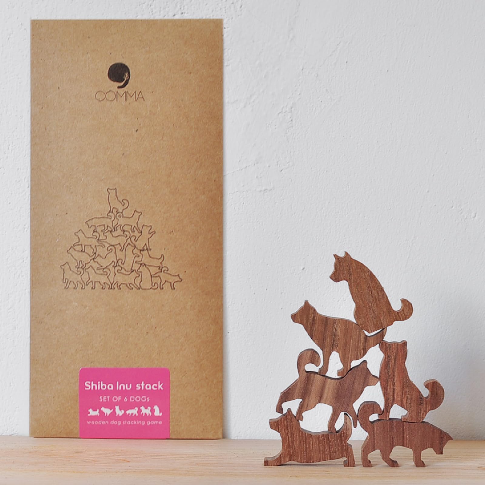 

Shiba Inu Stack A subtle yet addictive building block for adults Shiba Inu Stack 6 pieces of Shiba Inu in various poses [COMMA] - - - (pink) розовый