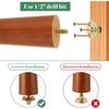 Furniture Legs Wood Sofa Legs Couch Legs Wooden Furniture Feet Replacement Feet for for Cabinet, Chair