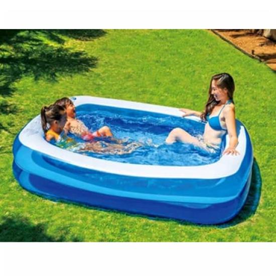 JILONG Giant Rectangle Pool 200cm 200x150x50cm with large air plug BL Large (inflated size) plug/drain JL-687942