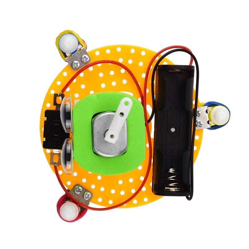 Cute Doodle Robot Plastic Electric Toys Handmade Assembly Model Kits Creative Gifts for Kids Teens Improve Drawing Practice Party Games