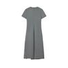 FILA Original Split Goddess Skirt III Fashion Simple Classic Retro Elegant Relaxed Casual Versatile Comfortable Short Sleeve Dress F51W629304FGY