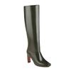 Fashion 2025 Plus Size 34-43 Square Toe Women Boots Hight Heels Knee-High Boots Ladies Shoes Simple Winter Boats Black Yellow Green Red