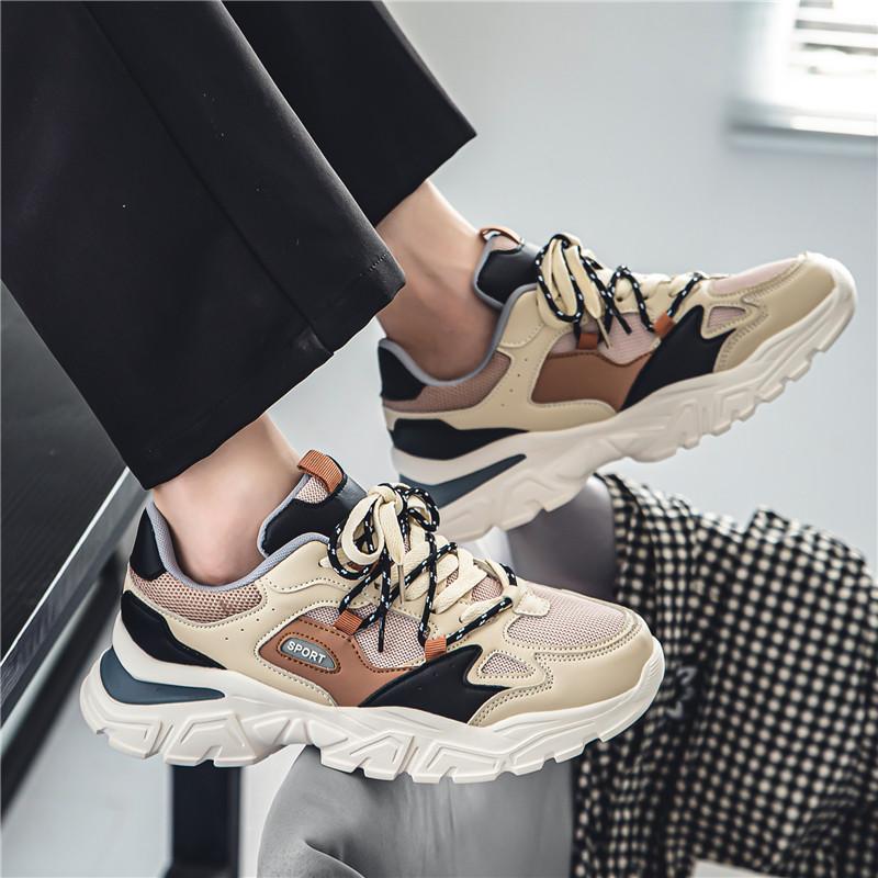 Ανδρικά Παπούτσια Τρεξίματος Χοντρή Σόλα Διχτυωτά Αναπνέοντα Αθλητικά Casual Υποδήματα Μοντέρνα Εξωτερικού Χώρου Παπούτσια Πεζοπορίας Ενηλίκων Νέα 39-44