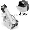 2pcs LED Angel Eye Light Module Diode Bulb Lamp 63127262731 Compatible with BMW 520d 530d 535d 535i 550i GT M5 F07 F10 2008-2013 (2 Pins)