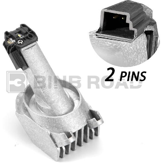 2pcs LED Angel Eye Light Module Diode Bulb Lamp 63127262731 Compatible with BMW 520d 530d 535d 535i 550i GT M5 F07 F10 2008-2013 (2 Pins)