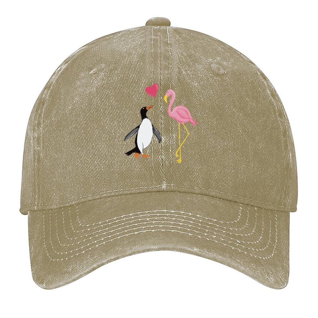 2026 Paul Penguin & Frieda Flamingo Baseball Cap Western Hat Hat Man For The Sun Sports Cap Trucker Hat Men Luxury Brand Women's