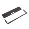 Carbon fiber Center Console Multimedia Cover Trim For BMW 3 Series E46 1998-2005