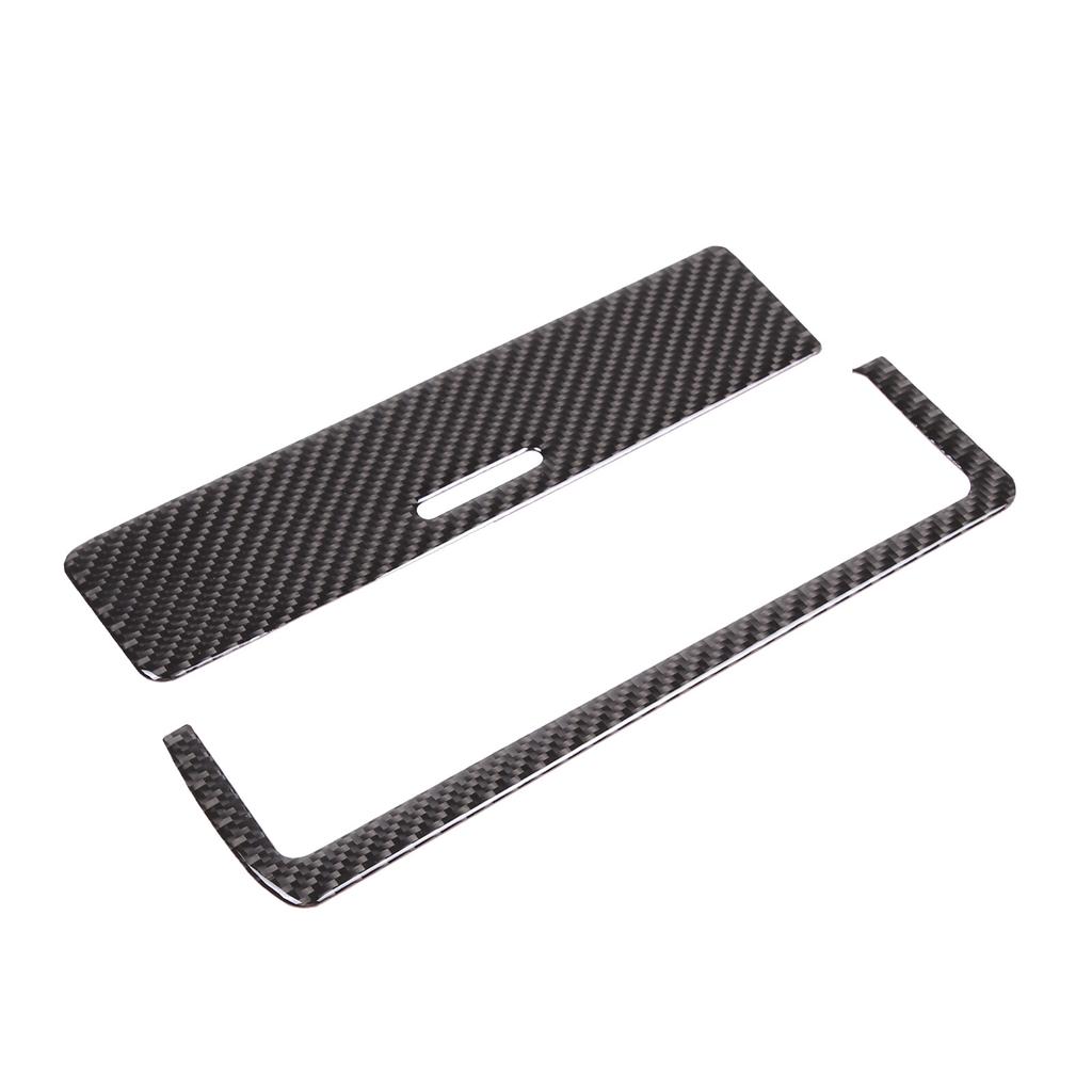 Carbon fiber Center Console Multimedia Cover Trim For BMW 3 Series E46 1998-2005