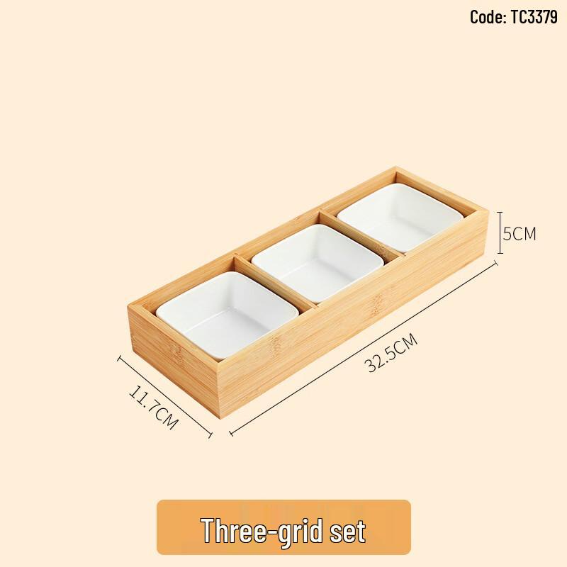 

Ru Han Japanese Style Dried Fruit and Snack Serving Tray Set