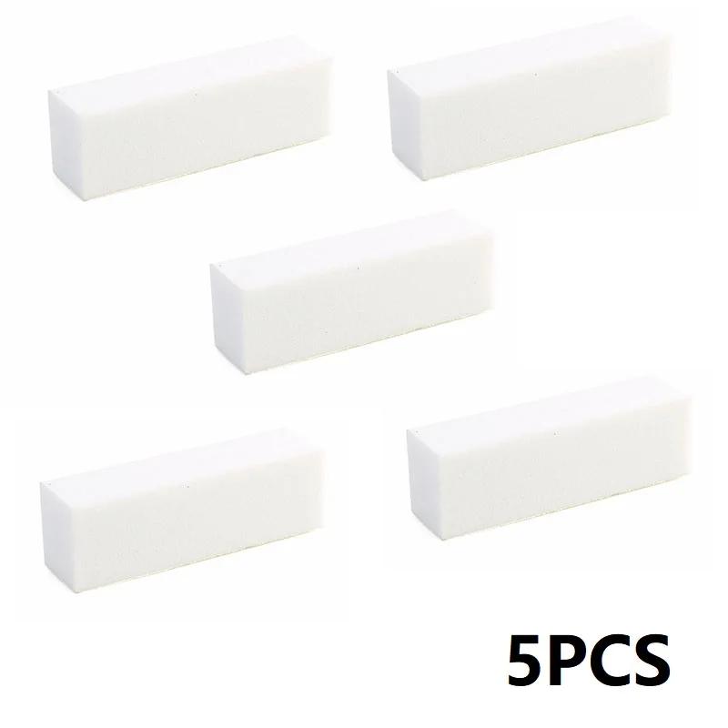 5PCS Nail Buffer Polishing Block Buffer for Polisher Manicure Buff Professional Sponge Nail File Milling Cutter for Manicure