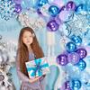 Ice And Snow Theme Balloon Package Snowflake Latex Aluminum Film Balloon Birthday Party Decoration Background Arrangement
