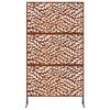 Privacy Screen Gray 100 X 50 X 180 Cm Weatherproof Steel