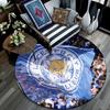 Tappeto Rotondo Stampato Leicester City, Tappeto Circolare Antiscivolo Lavabile per Soggiorno Camera da Letto Sala Giochi, Decorazione per Fan Sportivi, Regalo di Compleanno Festivo
