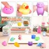 10 Pieces Random Release Pressure Toy Animals Space Earth Zoo Rabbit Papa Dog Style Parent Child Puzzle Interactive Playthings