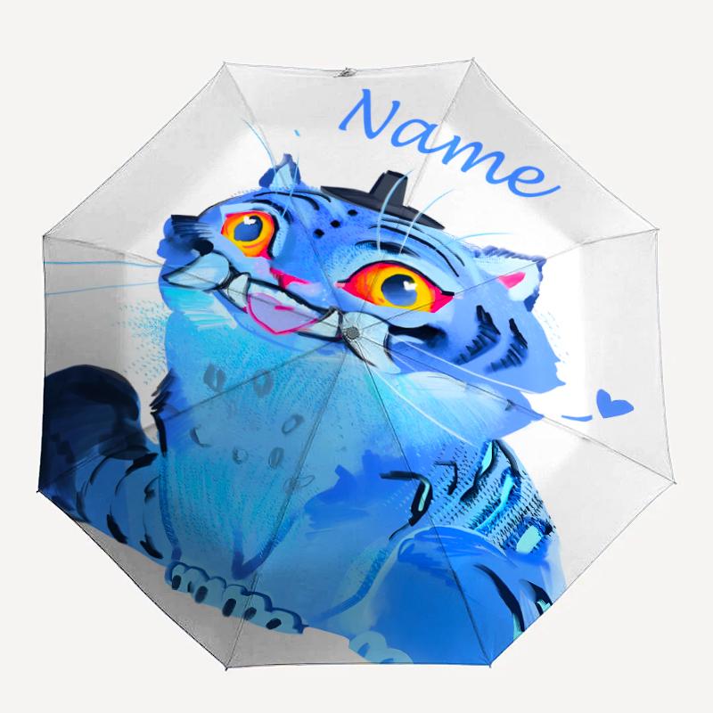 Personalized Name K-KPop Demon Hunters Print Umbrella - Automatic Open/Close, Eight-Rib Durable Frame, Automatic Folding Umbrella