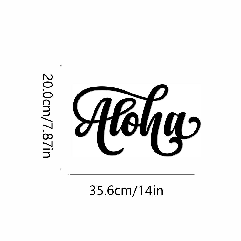 

Настенный знак Aloha Metal Home Sign Wall Art – декоративный акцент, стильный настенный декор, железное искусство для украшения дома и настенного декора армия зеленый