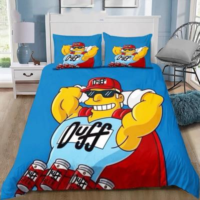 Nils Holgersson Print Bedding Set Duvet Cover Set with Pillowcases Soft Microfiber Home Decor Gift