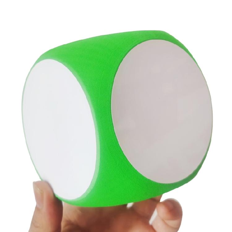 DIY Blanko-Würfel, beschreibbare/abwischbare Würfel, tragbare, reinigbare Blanko-Spielwürfel für den Unterricht im Klassenzimmer, außen löschbare Würfel