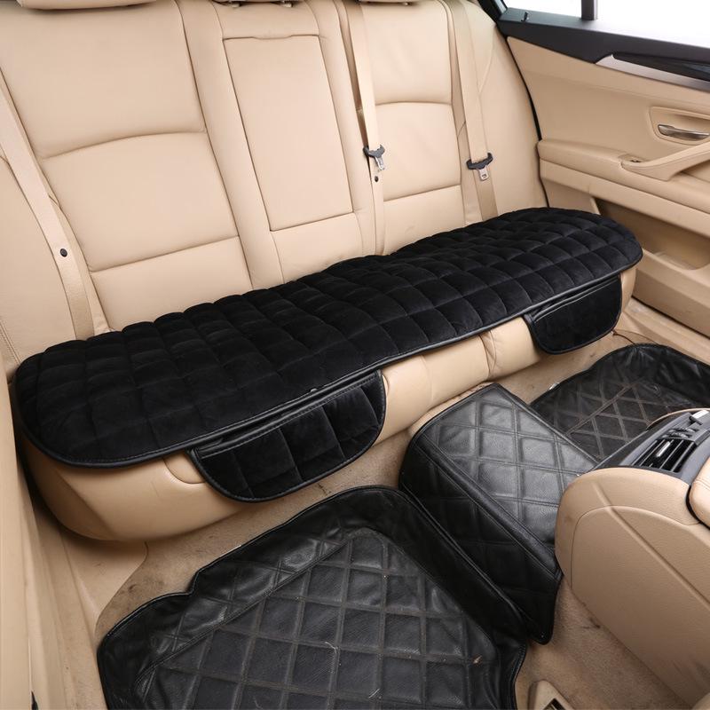 Universal Non-Slip Winter Car Seat Cushion, Tie-Free, 3-Piece Set, No Backrest