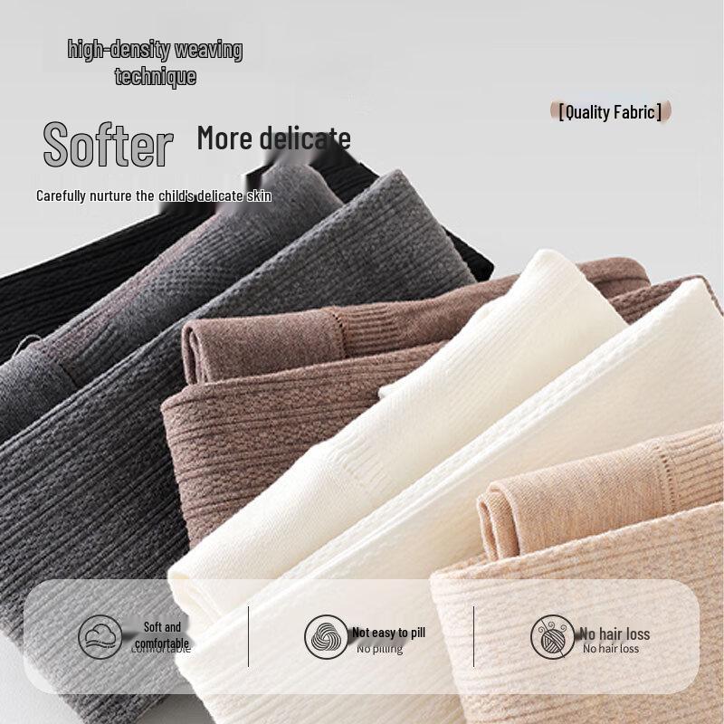 LANGSHA Girls' Thin Fleece Lined Dance Tights & Leggings