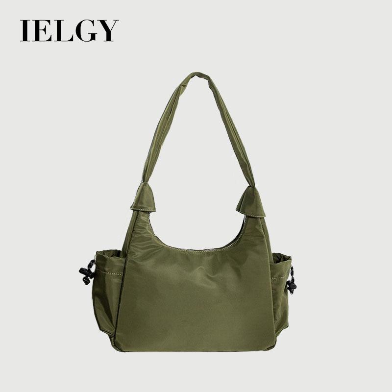 IELGY One-Shoulder Underarm Oxford Cloth Bag Casual Large-Capacity Commuter Simple Female Bag