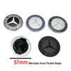 AAVX1 1P Engine Hood For Brabus Sticker 57mm Brabus /AMG Hood Sticker For Mercedes Benz GLA GLC CLA W205 W212 W203 W176 W177 W168 W246