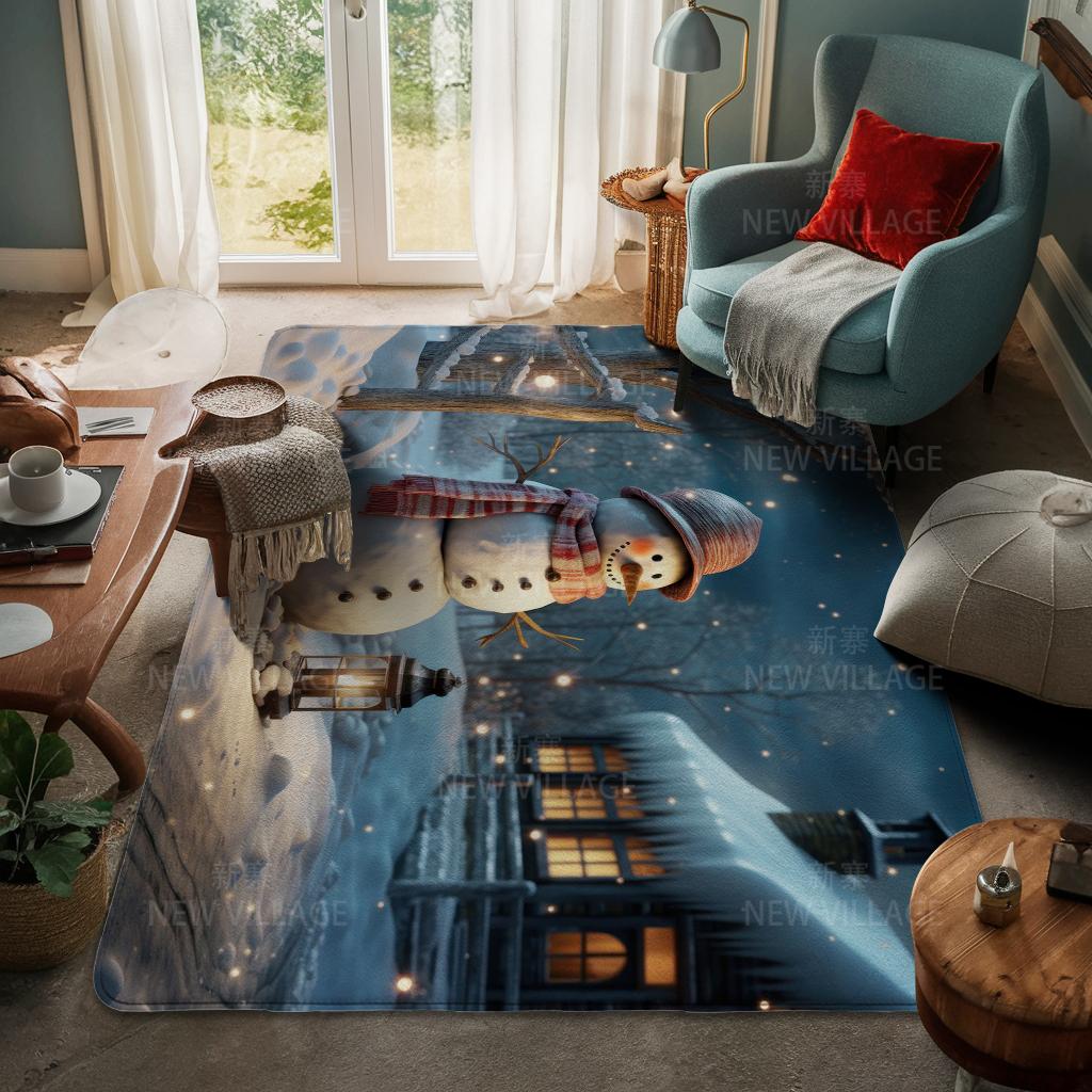 Koberec ke vchodu do domu Rohožka ke dveřím do domu Obývací pokoj Vana Koupelna Protiskluzové koberce s absorpcí vody vana Veselé Vánoce zima