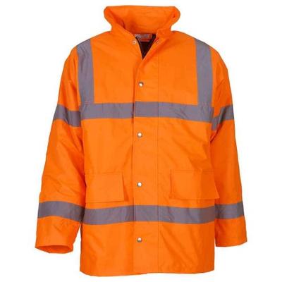 Unisex Adult Classic Motorway Hi-Vis Safety Padded Jacket