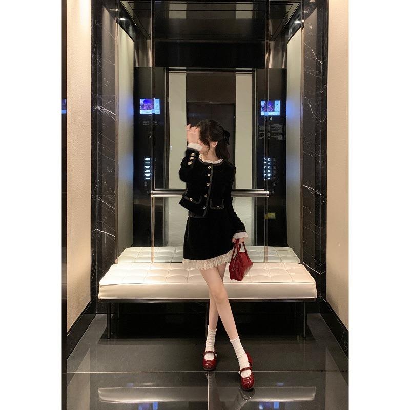 Sheepskin round head thick heel pearl word with thick heel Mary Jane shoes women's high heels versatile light mouth single shoes