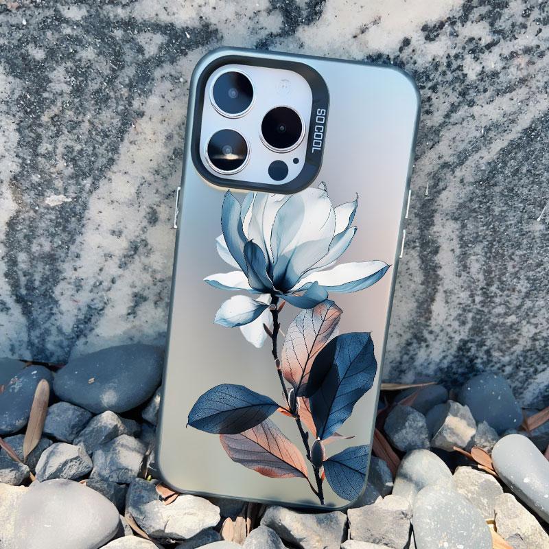 

Watercolor Nice Flowers Phone Case for IPhone 13 Mini 15 16 Plus 15 14 13 12 11 Pro Max Shockproof Matte Laser Back Cover Fundas iphone 13Mini