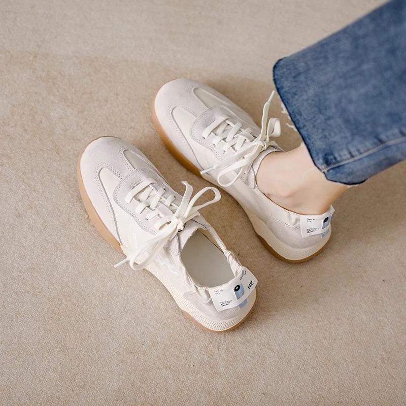 Popular Women's Shoes 2025 New Summer Breathable Soft Sole Not Tired Feet Thin Sole Sports Training Shoes Thin White Shoes