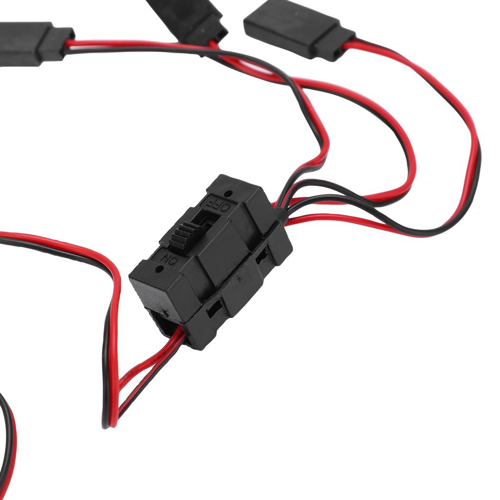 JR to JST Y Splitter Harness Parallel Wire 1 for 3 Y Cable with Switch for Remote Control Cars