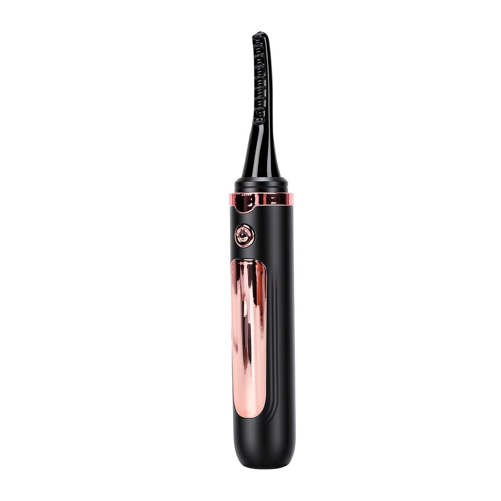 Heated Eyelash Curler 30S Fast Heat Up USB Rechargeable Lash Curling Tool with 4 Adjustable Levels Heated Eyelash