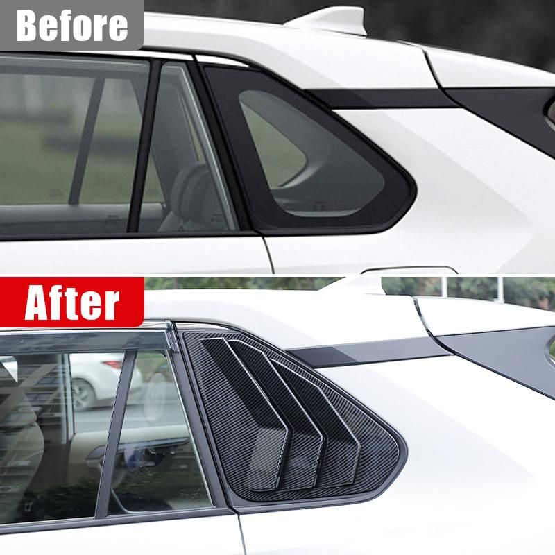 For Toyota RAV4 XA50      2024 2025 Hybrid Car Rear Side Window Louvers Shutters Blinds Cover Accessories
