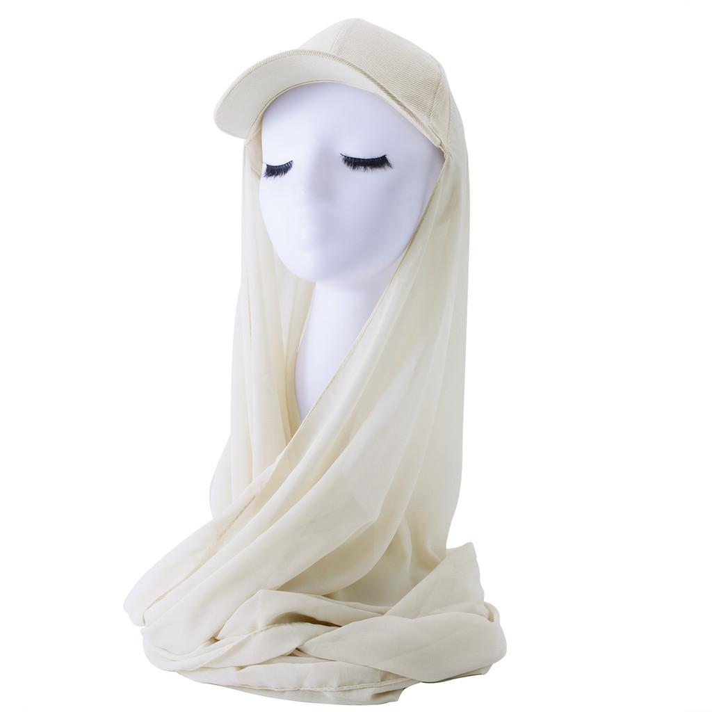 Polyester Womens Scarf Hat Set With Solid Color Design For All Seasons