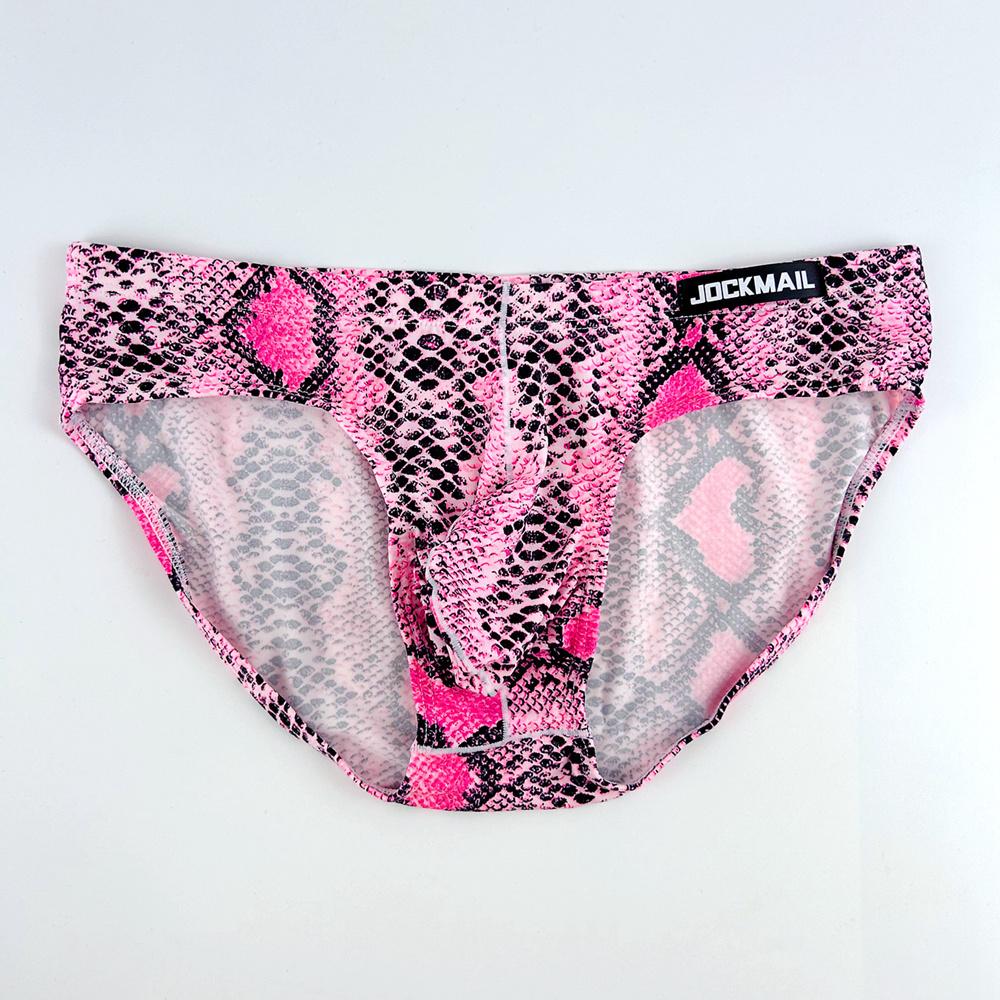 Briefs JOCKMAIL Leopard Print Sexy Low Rise Men's Underwear