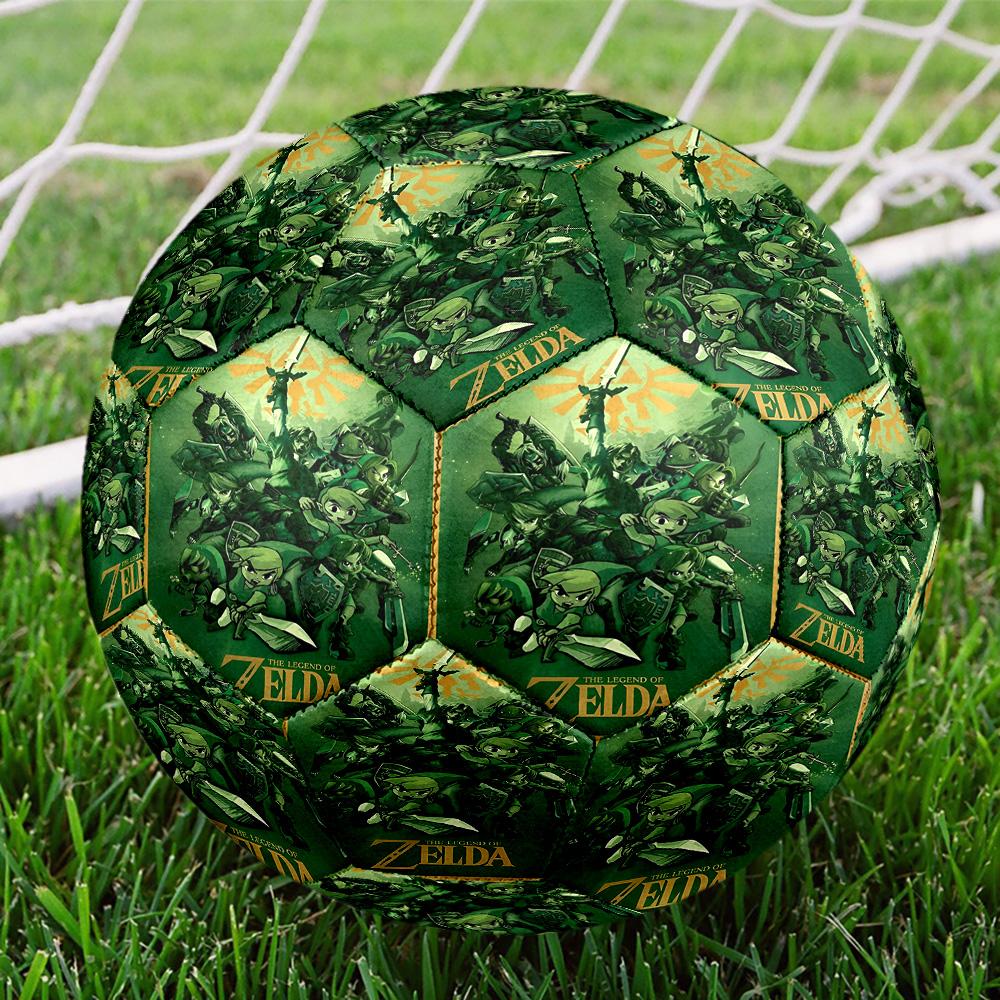 Video games Print Size 5 Soccer Ball, Standard Match Football for Sports Game and Team Practice, Ideal Gift for Soccer Fans