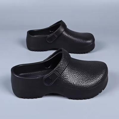 EVA Clog Beach Men Sandals- Slip-Resistant, Lightweight Work Shoes for Chefs, Nurses, Kitchen Use