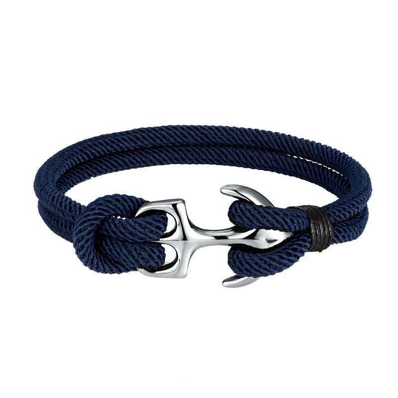 Fashion Trend European and American Men's Anchor Bracelet Women's Couple Milan Rope Umbrella Rope Hand Rope 2026