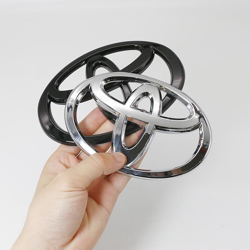 LGPE6 3D Car Front Rear Emblem Badge Grille & Trunk Sticker for Toyota Corolla Camry Reiz Highlander Exterior Modification Accessories