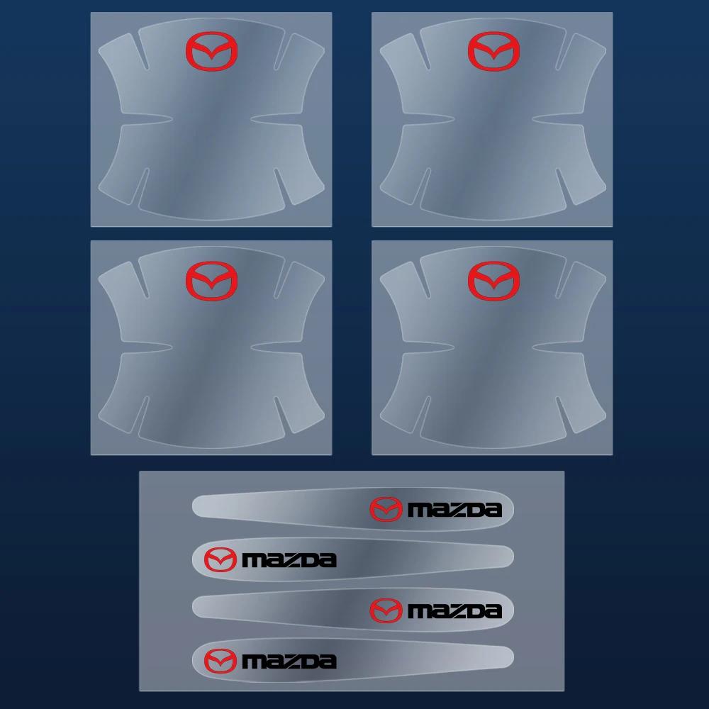2025 Hot 8Pcs Transparent Auto Styling Door Handle Anti-scratch Protector Stickers for Mazda 3 5 MS CX-5 CX-7 MX5 ATENZA CX-8 Ac